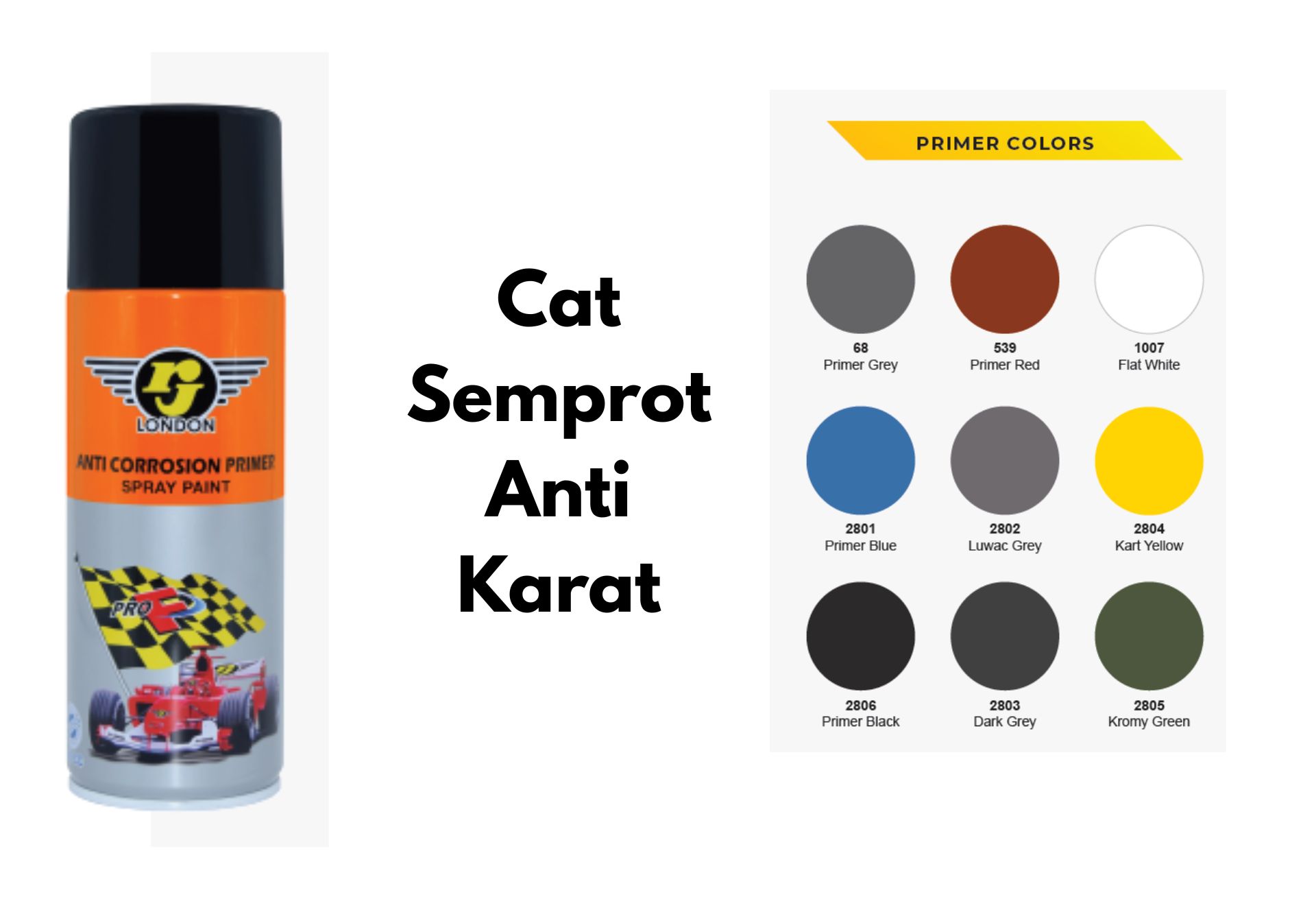Cat Semprot Anti Karat, RJ London Punya Anti Corrosion Primer